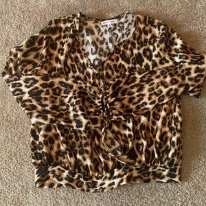 Honey Peace Leopard Top